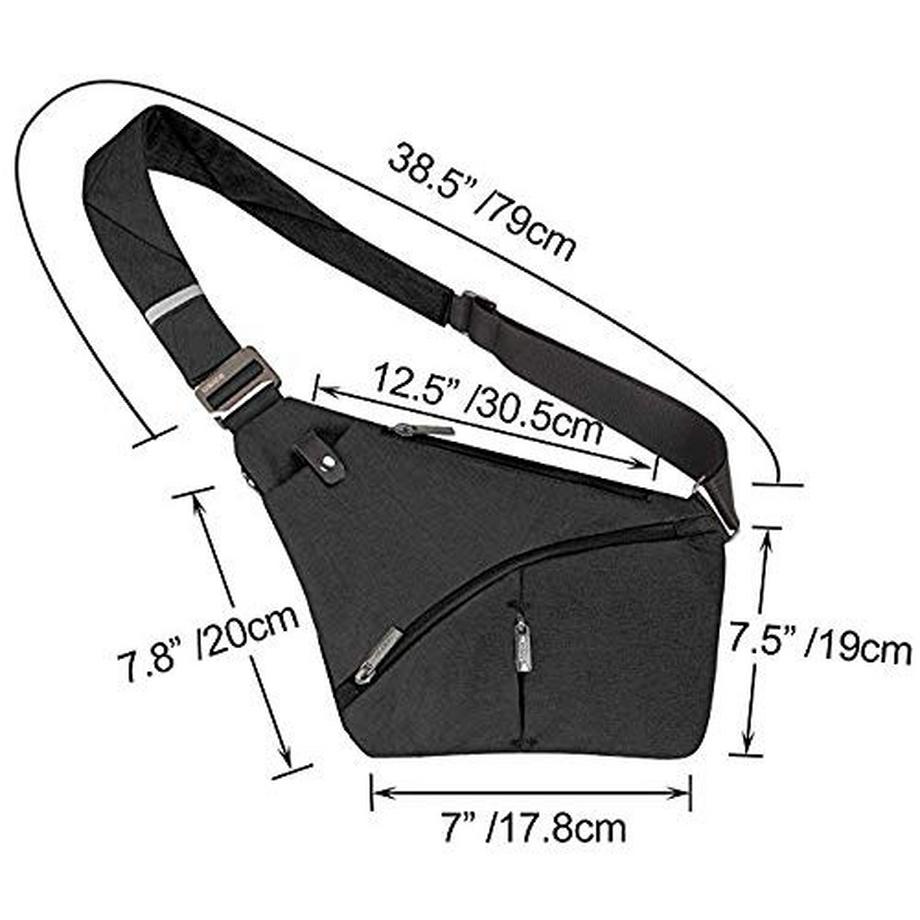 Only-bags.store Wasserdichte Mini Anti-Diebstahl Umhängetasche  