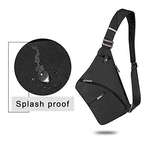 Only-bags.store Wasserdichte Mini Anti-Diebstahl Umhängetasche  