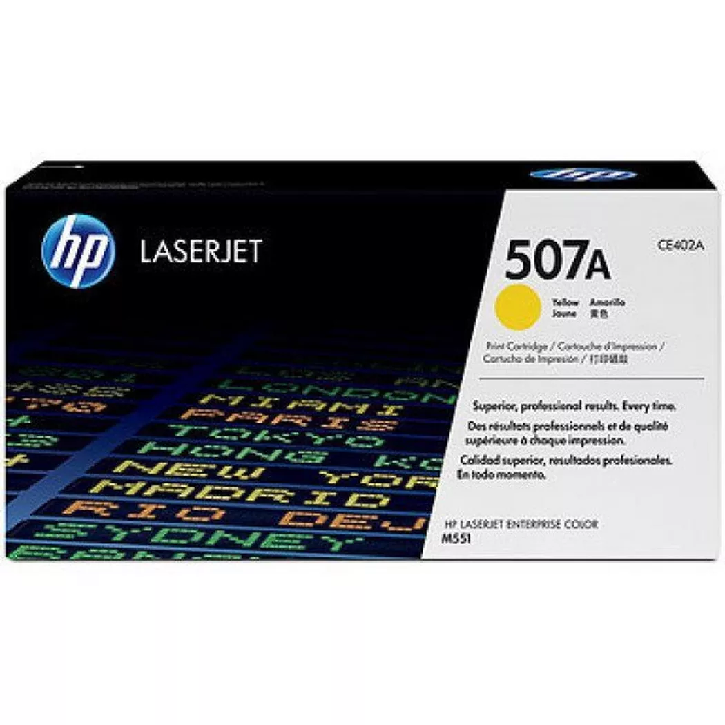 Hewlett-Packard – HP Toner-Modul 507A yellow CE402A LJ Enterprise 500 Col. 6000 S., One Size