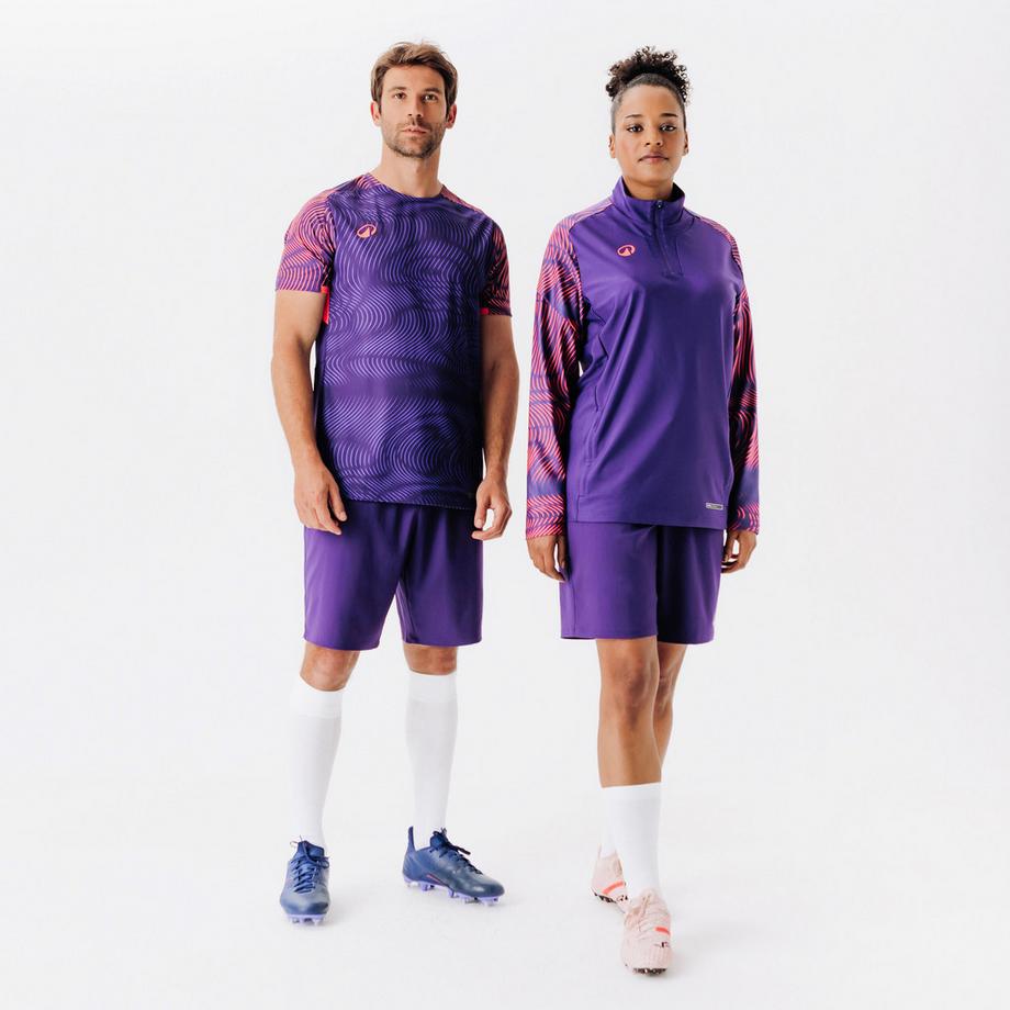 KIPSTA  Kurzarmtrikot  Fussball Polyester Muster 