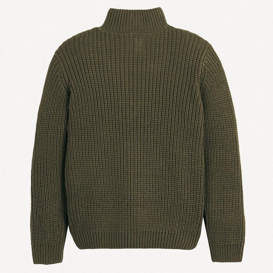 La Redoute Collections  Pull col montant zippé en grosse maille 