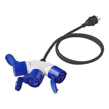 Adapterkabel 150cm 3x1,5mm² von Schukostecker auf 3xCEE
