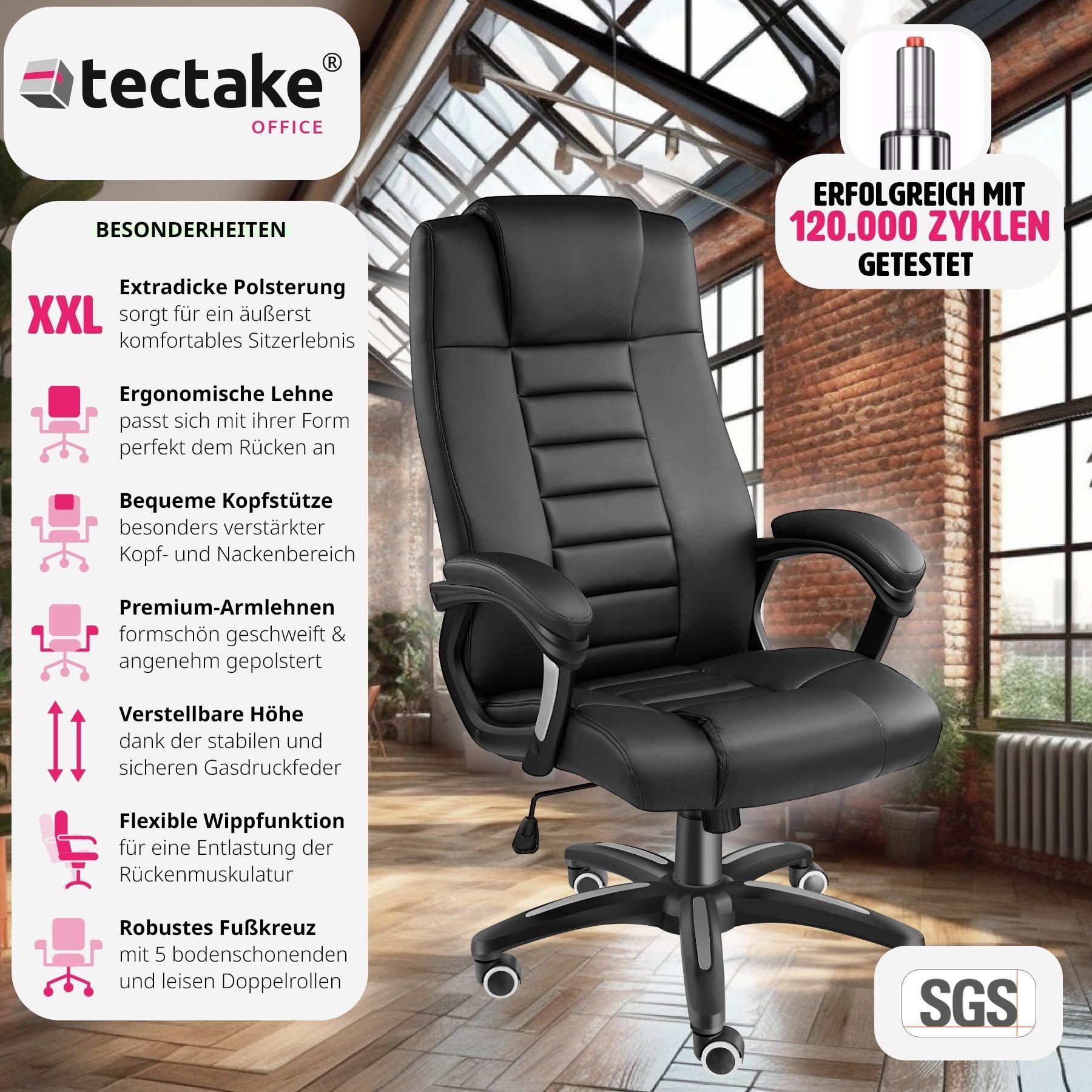 Tectake Luxus Chefsessel  