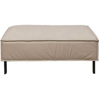 KARE Design Tabouret Victor cuir gris  