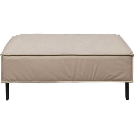 KARE Design Tabouret Victor cuir gris  