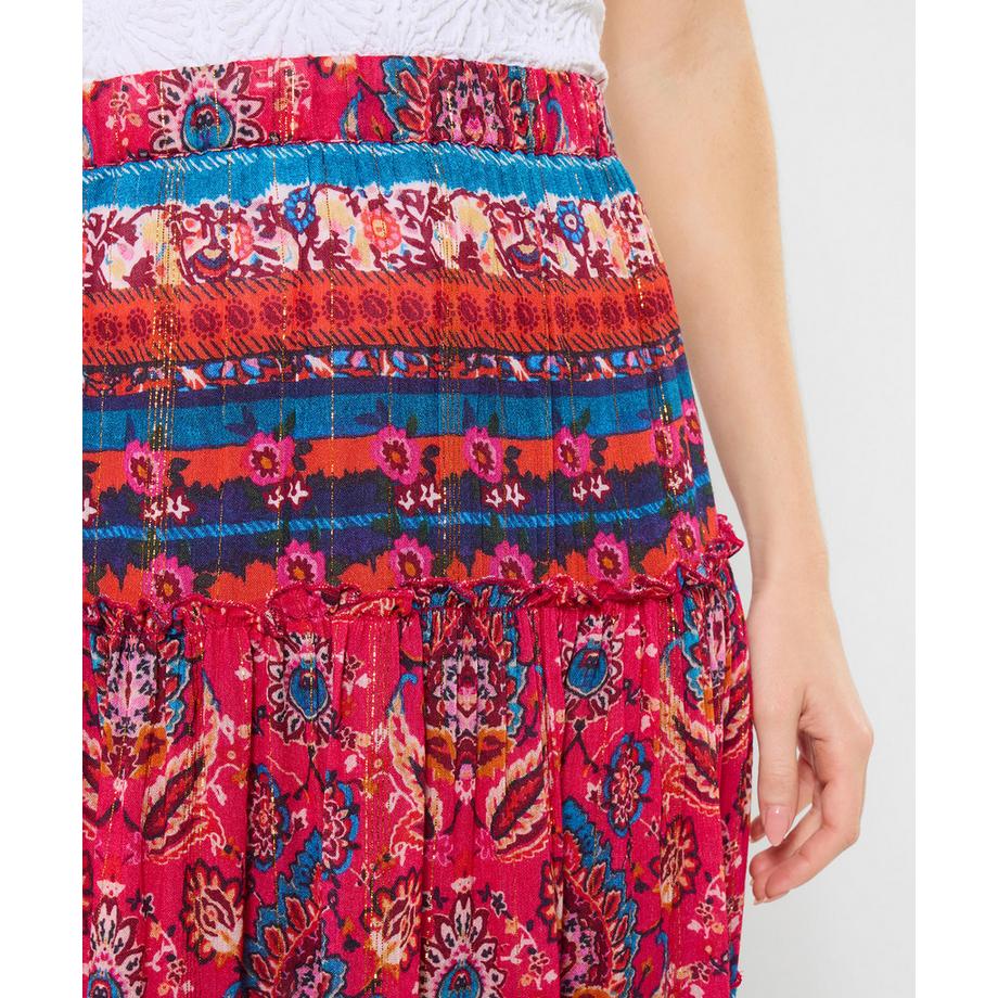 Joe Browns Jupe Longue Crinkle Style Bohème  