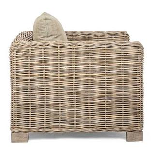 mutoni Fauteuil de jardin avec coussins Fortaleza  