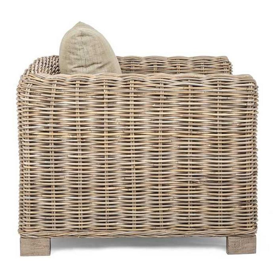 mutoni Fauteuil de jardin avec coussins Fortaleza  