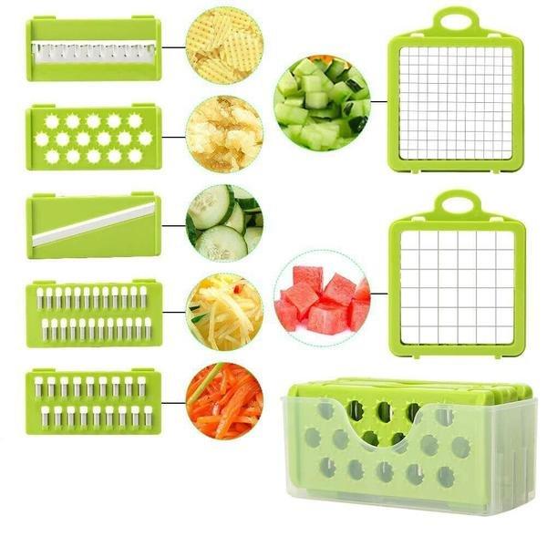 eStore Gemüseschneider - 7 verschiedene Klingen  