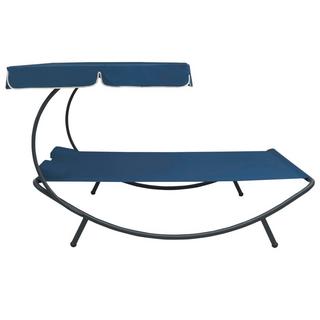 VidaXL Chaise longue tissu  