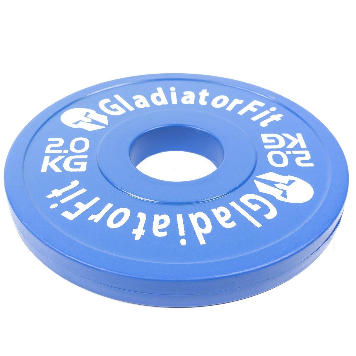 GladiatorFit  Disques fractionnaires en caoutchouc "Fractional Plate" Ø 51mm (lot de 2) 