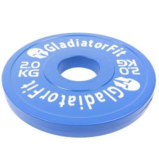 GladiatorFit  Disques fractionnaires en caoutchouc "Fractional Plate" Ø 51mm (lot de 2) 