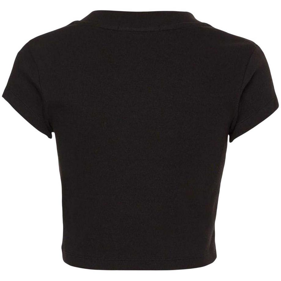 Calvin Klein  Kurzes T-Shirt, Gerippt 