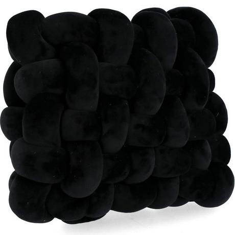 mutoni Cuscino Entwine nero 30x30  