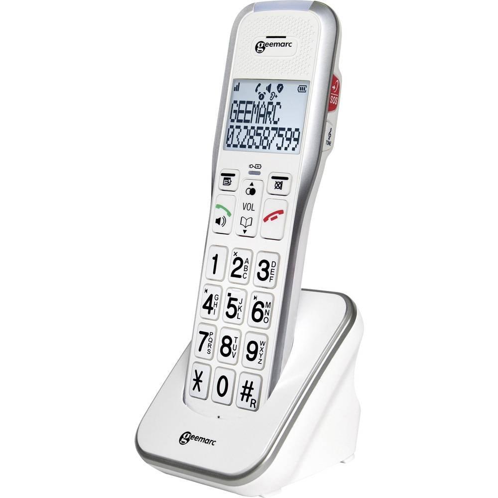 Geemarc  AMPLIDECT 595 COMBI Schnurgebundenes Seniorentelefon Anrufbeantworter, Freisprechen, Optische 