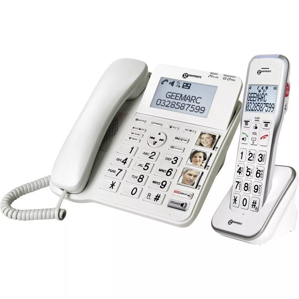Geemarc - DECT595 Seniorentelefon, Multicolor