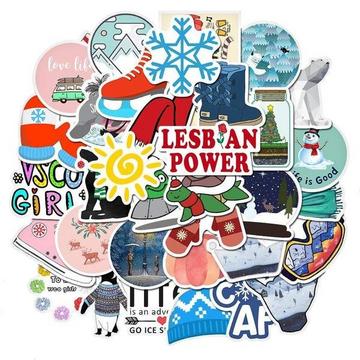 50 adesivi e decalcomanie - VSCO Winter