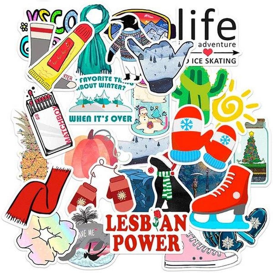 eStore 50x Autocollants et Décalcomanies - VSCO Hiver  