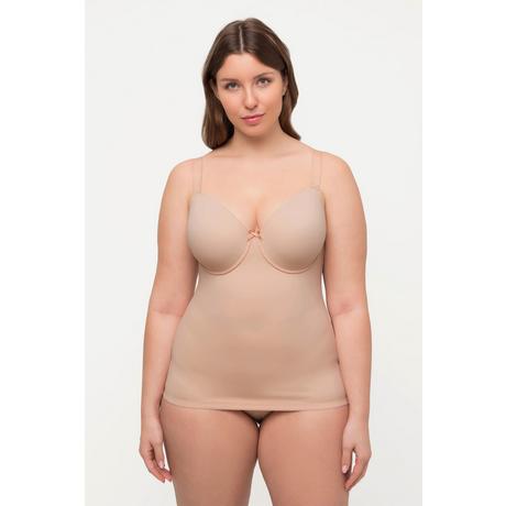 Ulla Popken  Top con reggiseno, ferretto, coppe di Spacer e spalline regolabili 