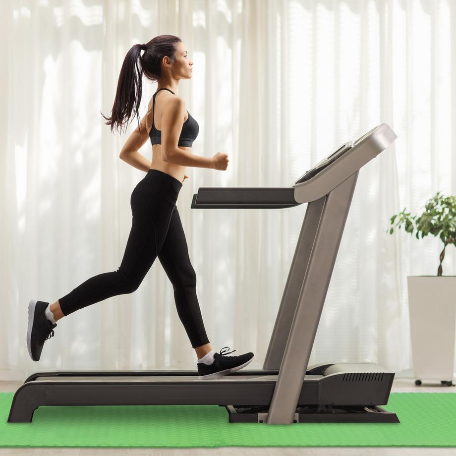 B2X  Tapis de protection de sol vert en lot de 8 