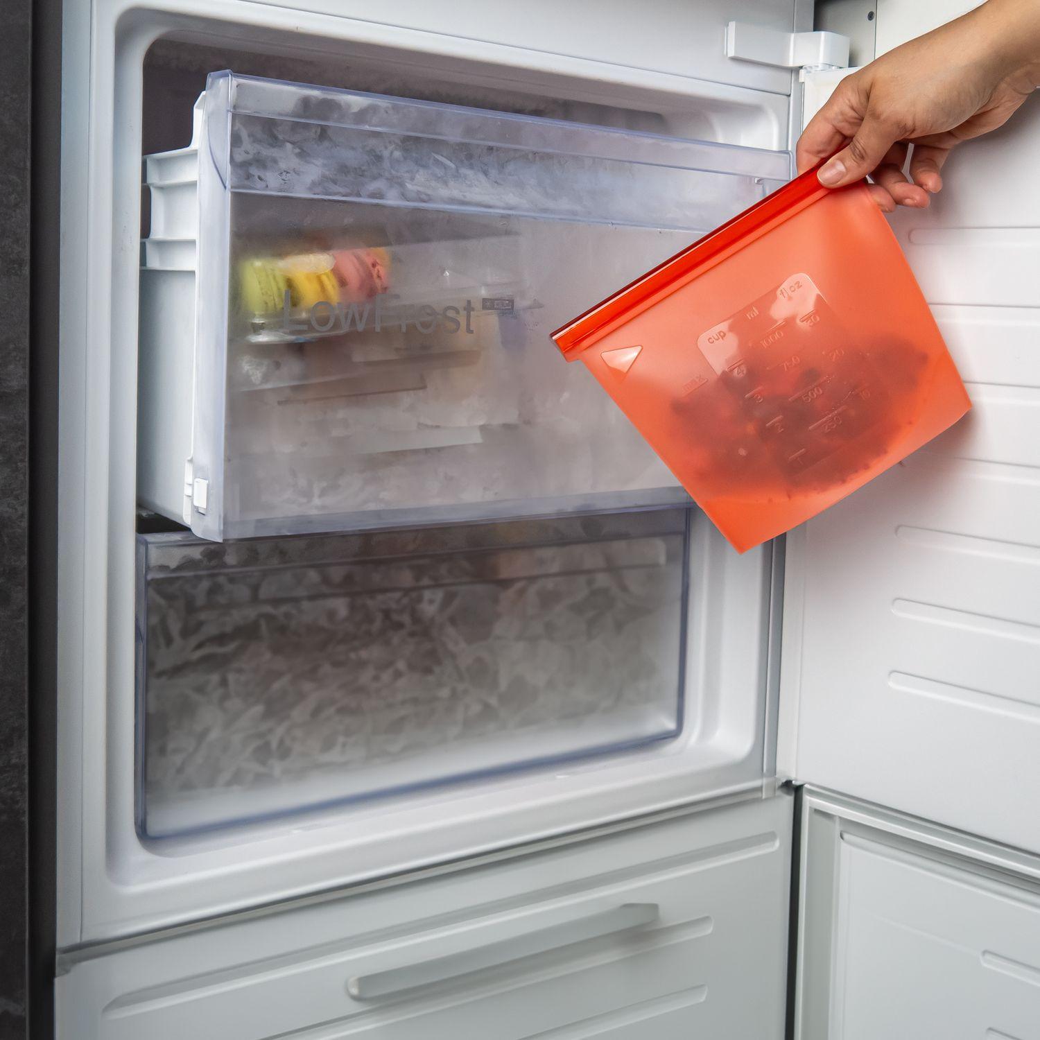 Intirilife 8x sacs alimentaires en silicone  