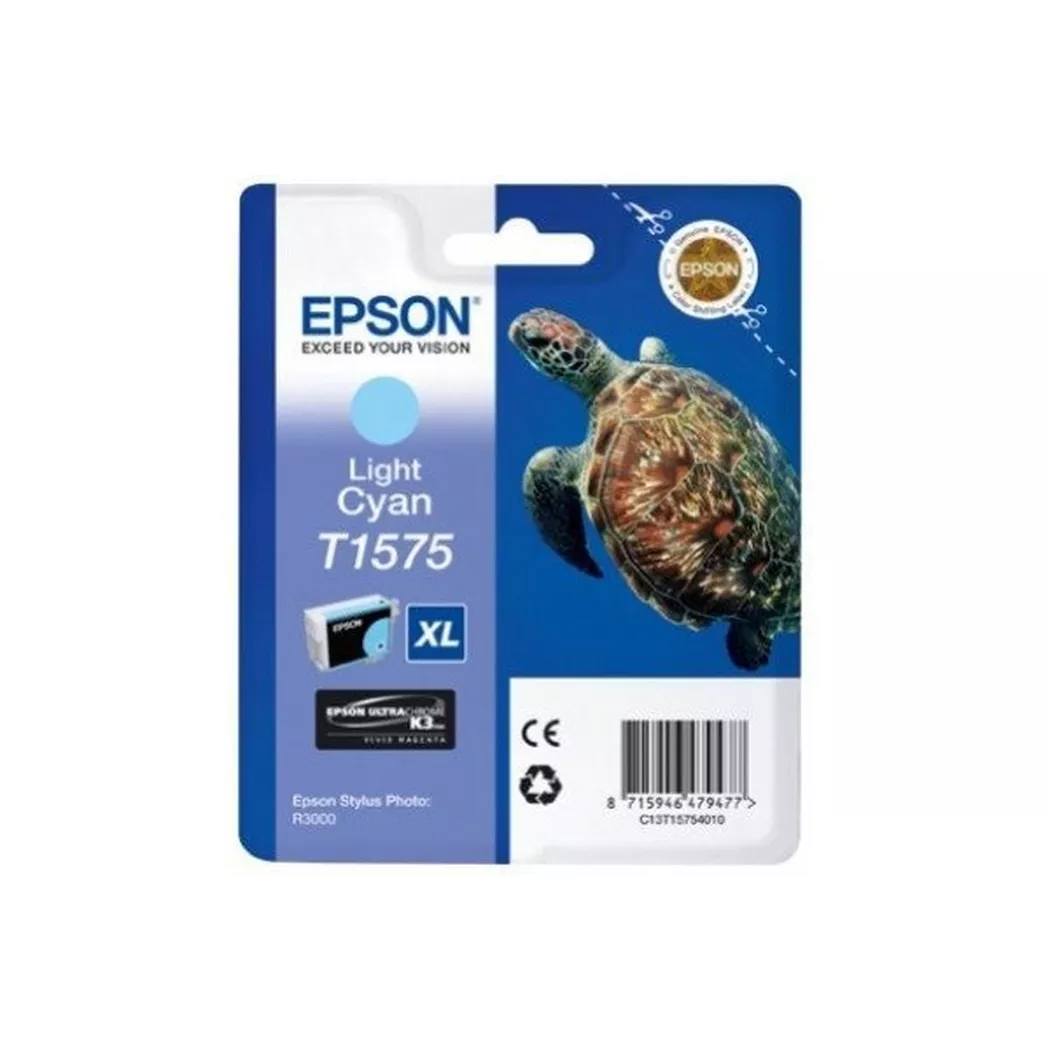 Epson – Tintenpatrone light cyan T157540 Stylus Photo R3000 26ml, One Size