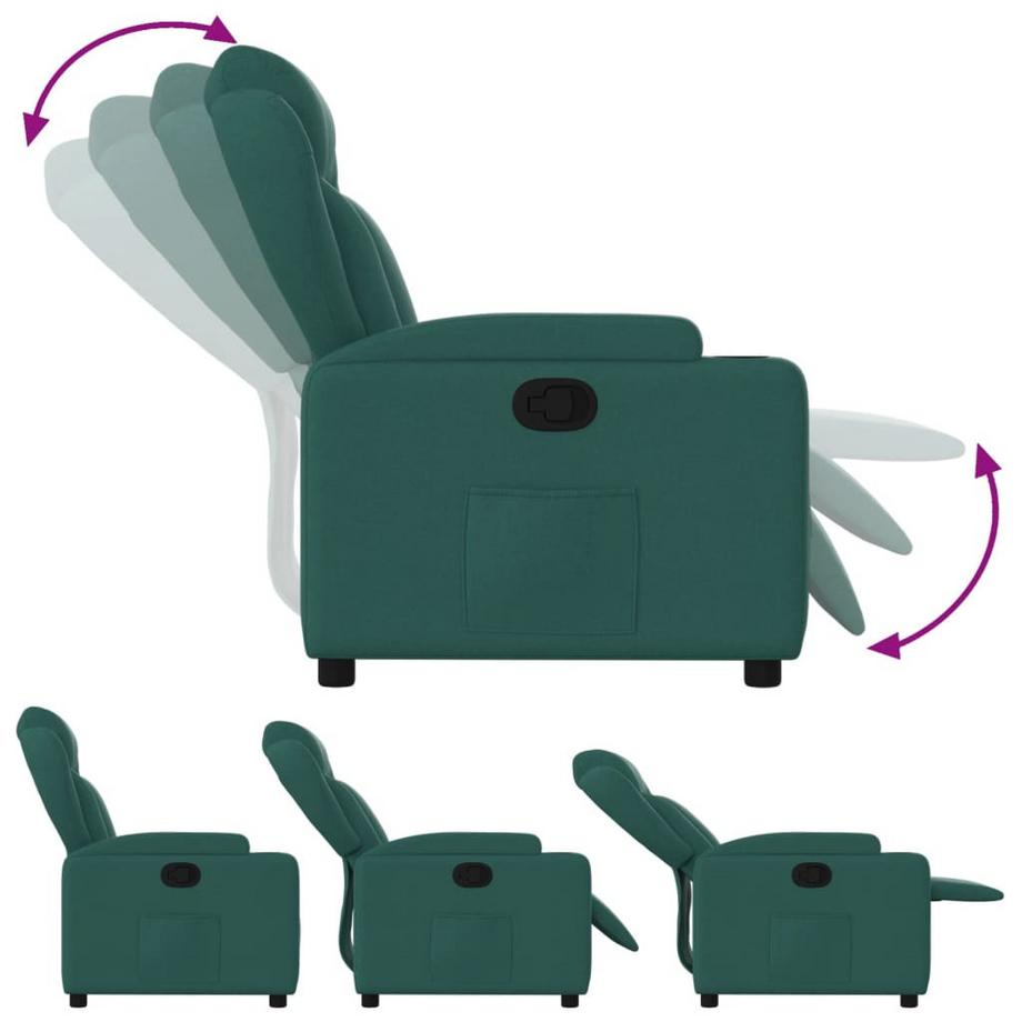 VidaXL Fauteuil inclinable tissu  