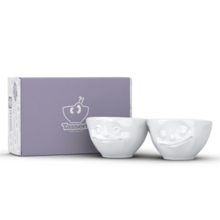 58products TV Tasse Dip-Set 30 Verträumt und Glücklich klein weiß  