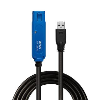 LINDY  43229 câble USB 15 m USB 3.2 Gen 1 (3.1 Gen 1) USB A Noir 