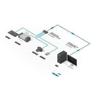 LINDY  43229 câble USB 15 m USB 3.2 Gen 1 (3.1 Gen 1) USB A Noir 