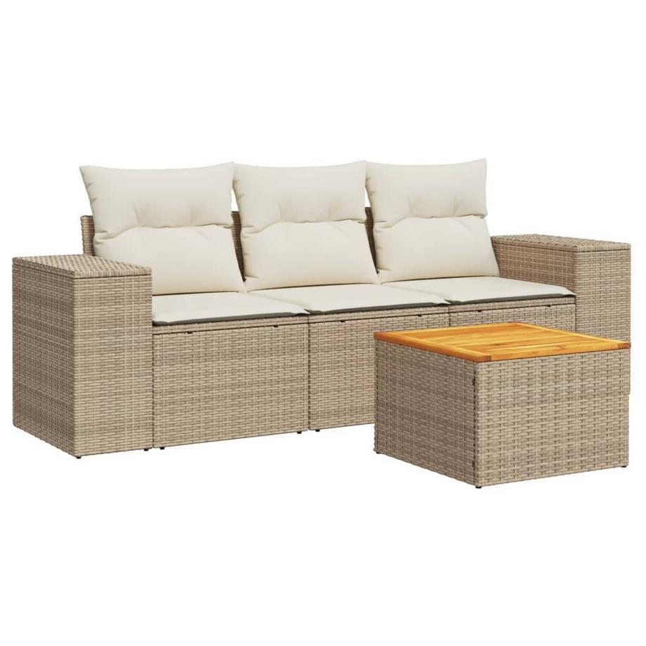set divano da giardino Polirattan