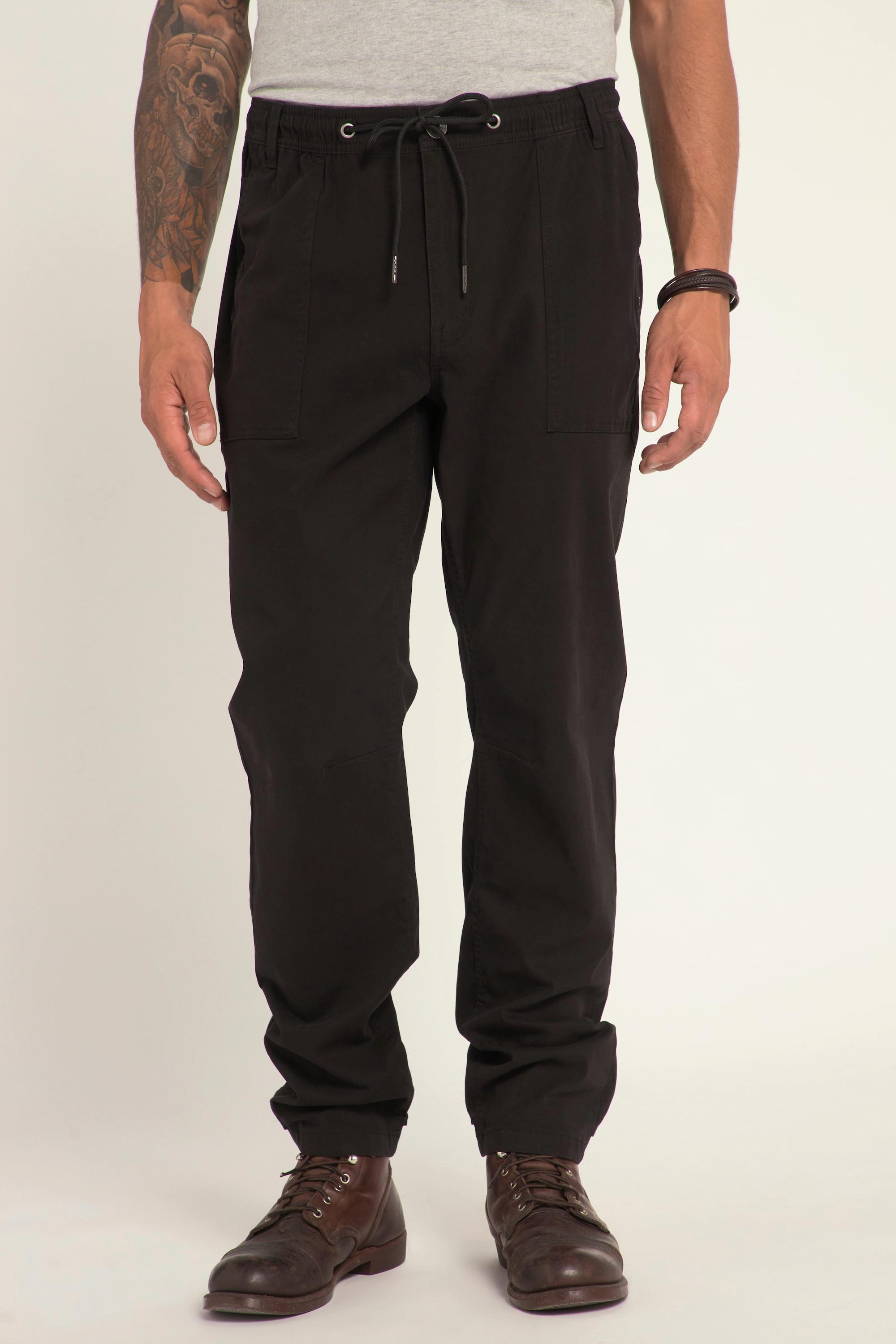 JP1880  Pantaloni in twill dal taglio moderno con FLEXNAMIC® e tasche grandi, fino alla tg. 8XL 