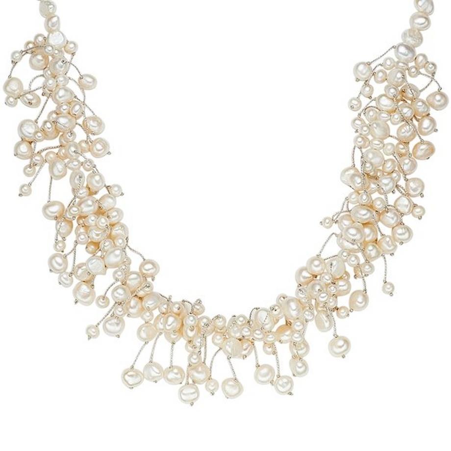 Femme Collier de perles