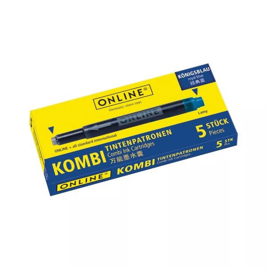 Online -  Tintenpatronen Standard 17058/12 Nightblue 5 Stück, Stück