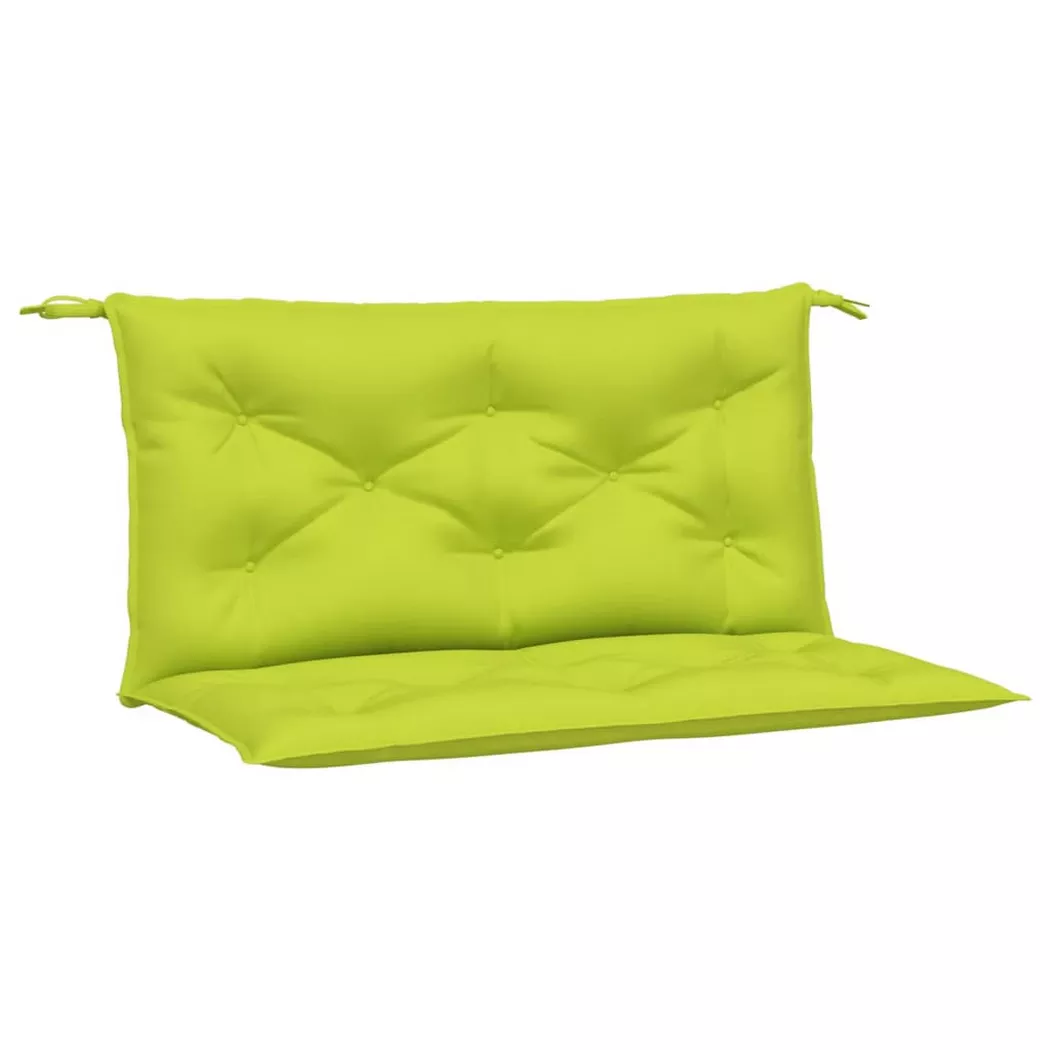 VidaXL - Coussin de banc de jardin tissu, One Size, Vert