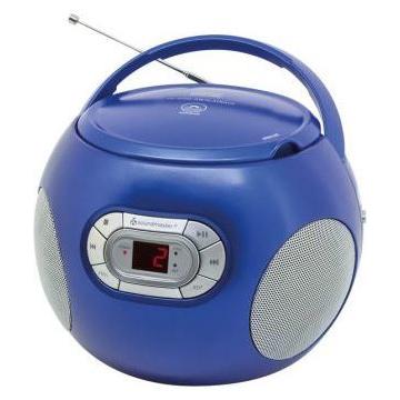 portabler radio/cd-player scd2120bl blau