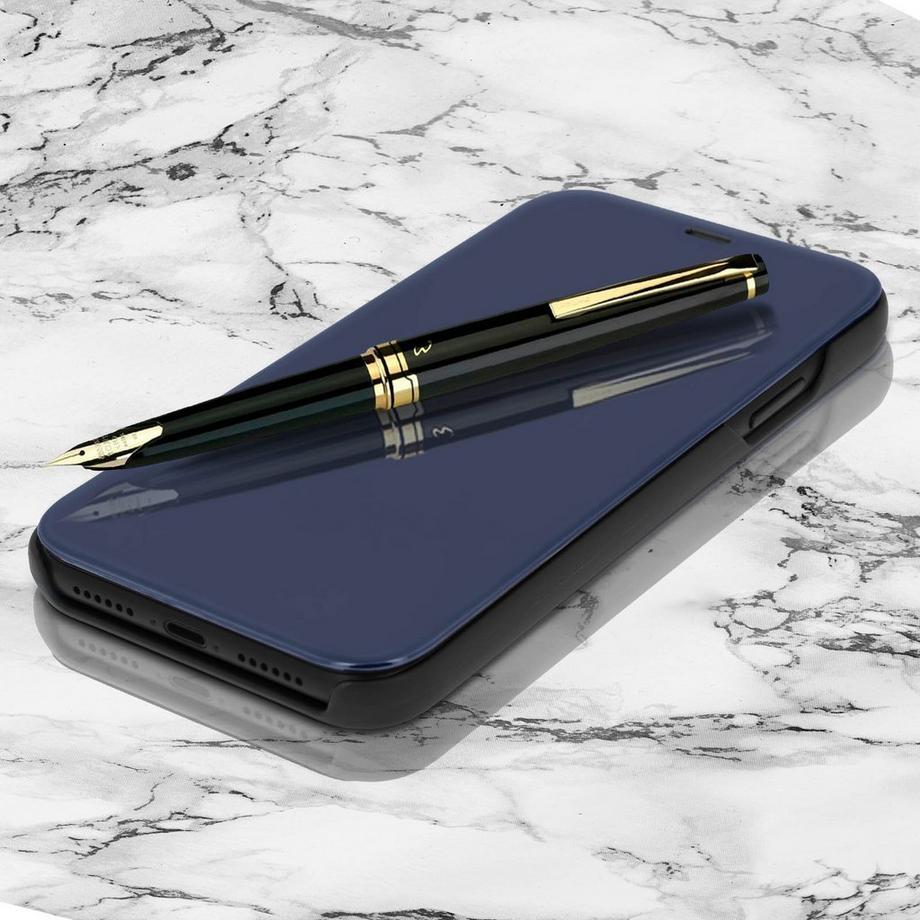 Avizar  Etui clapet effet miroir iPhone XR 