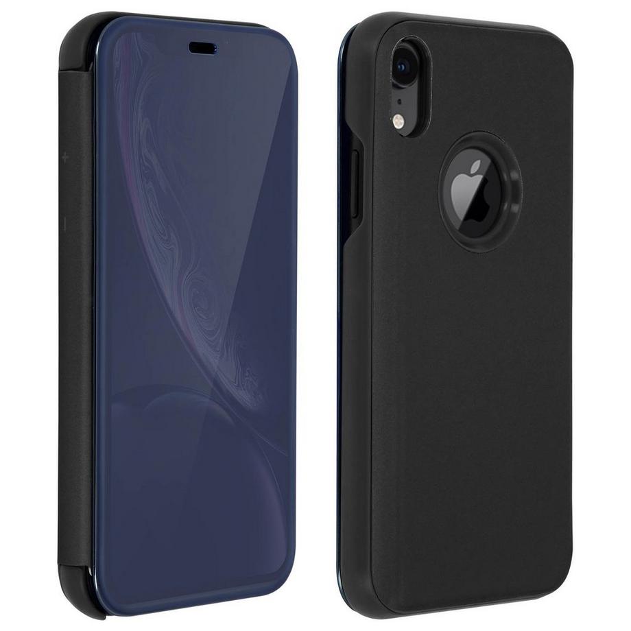 Avizar  Etui clapet effet miroir iPhone XR 