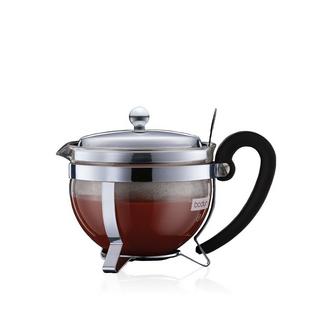 bodum Bodum CHAMBORD Teekocher 0,5 l Schwarz, Edelstahl, Transparent  