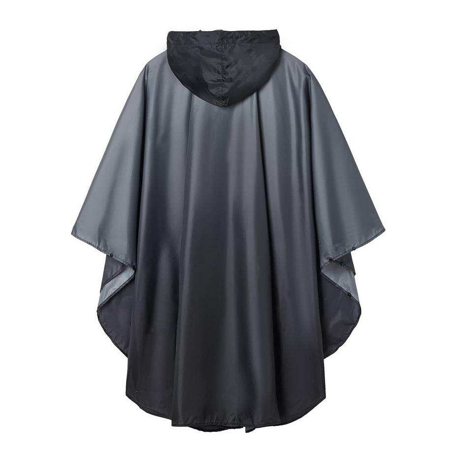 Alopini Mantella Antipioggia con Cappuccio Cerniera Impermeabile Riutilizzabile  