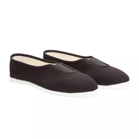 DOMYOS Chaussons gym fille et gar on en tissu noir acheter en