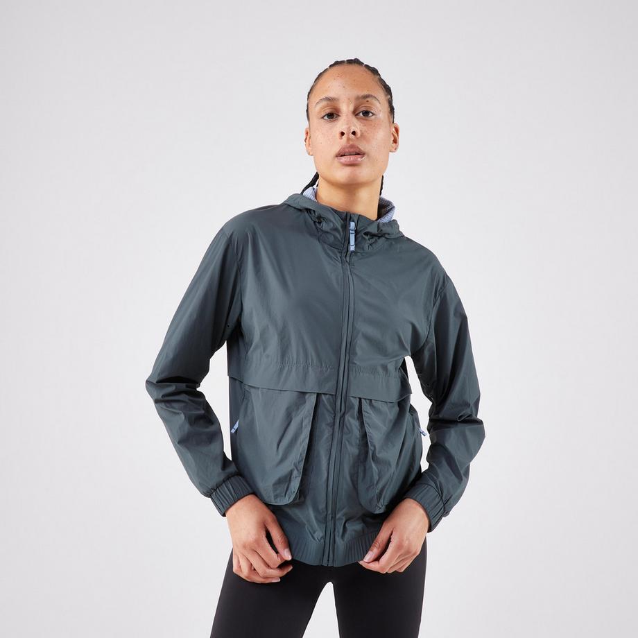 KIPRUN  Giacca running donna antivento poliestere 
