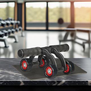 Northix  Ab Roller 4 ruote, tappetino per ginocchia 