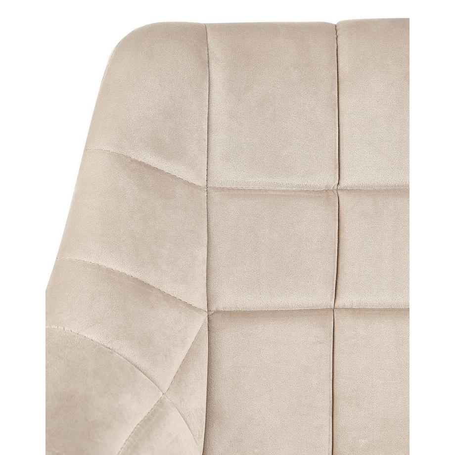 Beliani Chaise de bureau en Velours Glamour LABELLE  