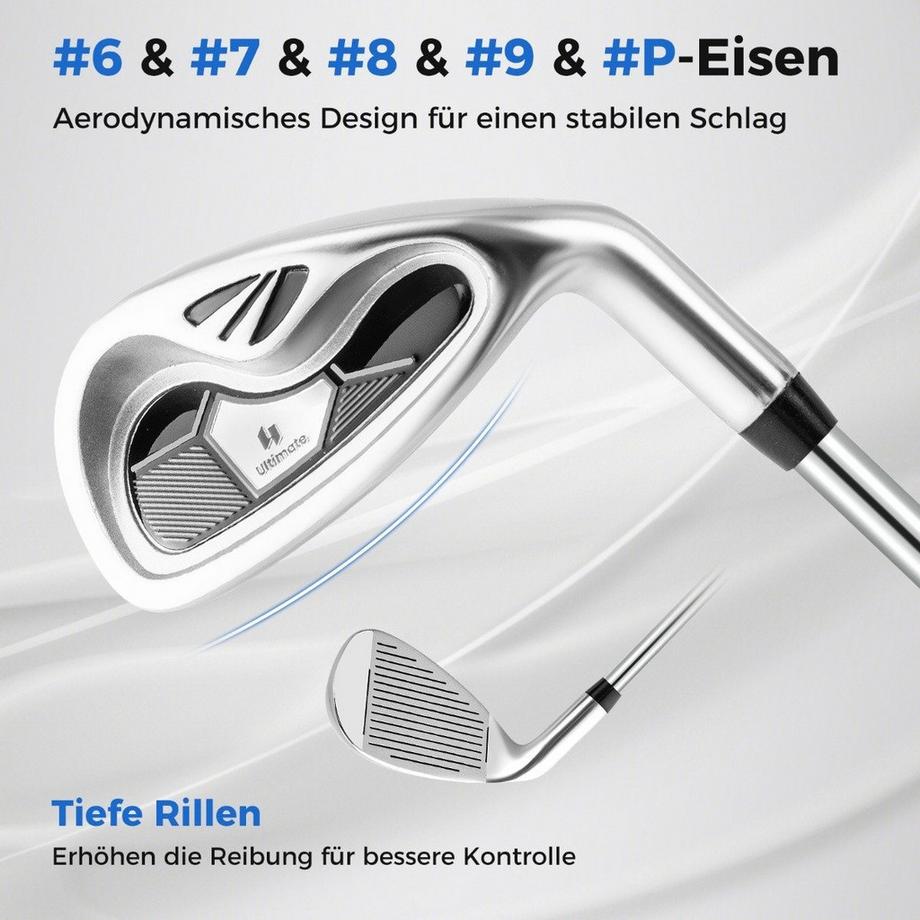 Northix  -Golfschlägerset, 10-teilig 