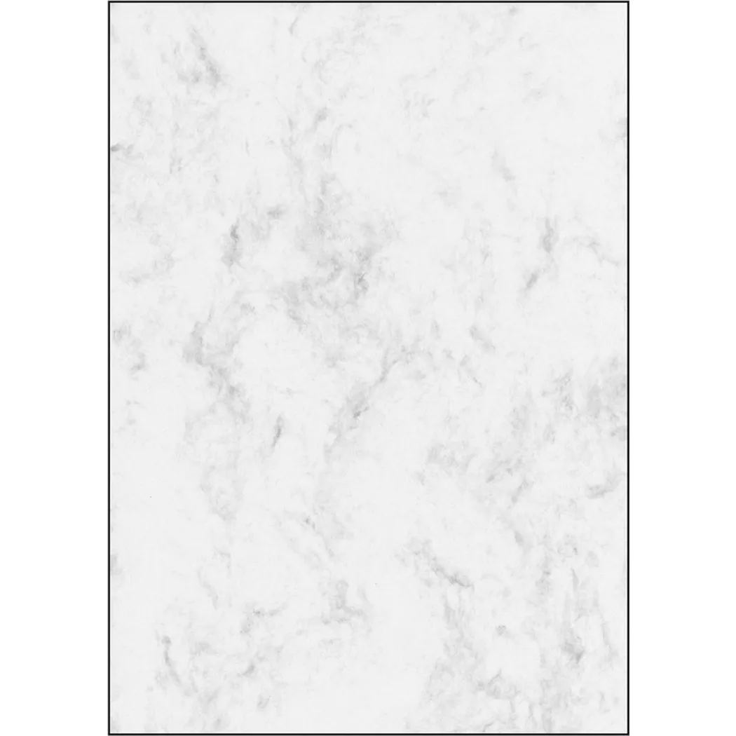 SIGEL DP371 Marbled paper - marble - grey - 90 gsm - A4 - 100 sheets
