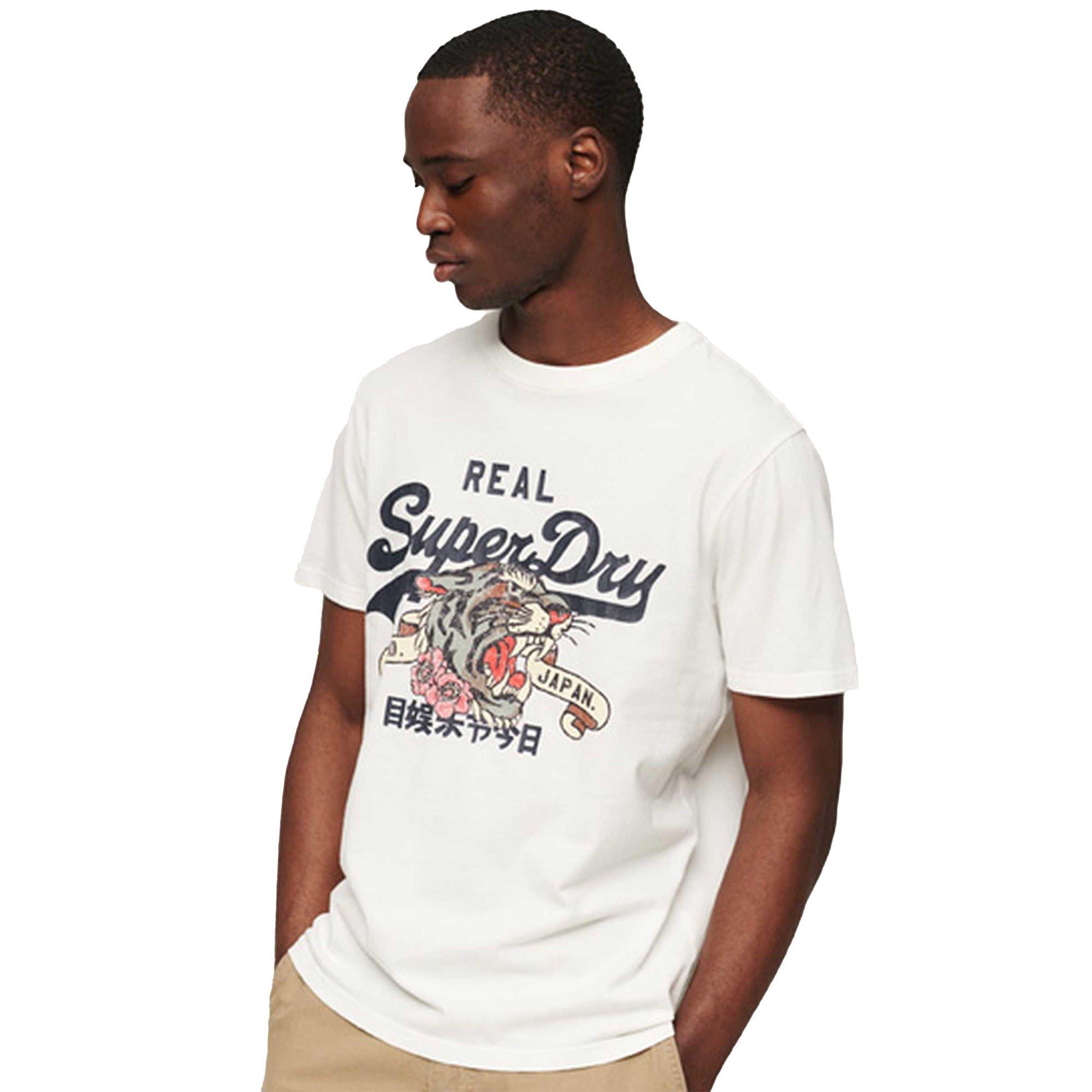 Superdry  T-Shirt  Bequem sitzend-VINTAGE NARRATIVE TEE 