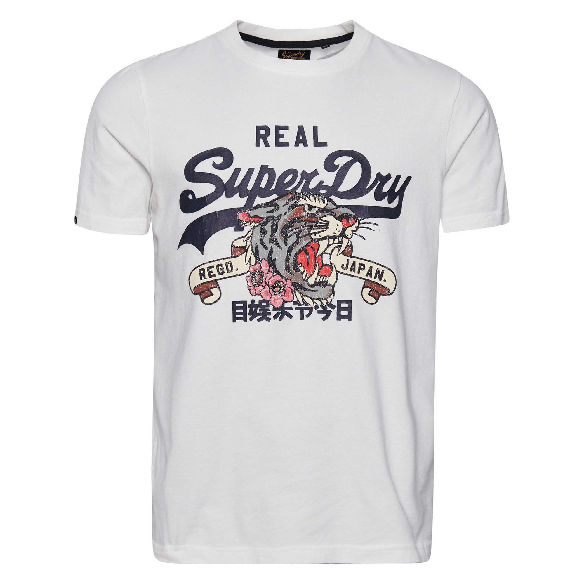 Superdry  T-Shirt  Bequem sitzend-VINTAGE NARRATIVE TEE 