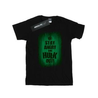 MARVEL  Tshirt STAY ANGRY 