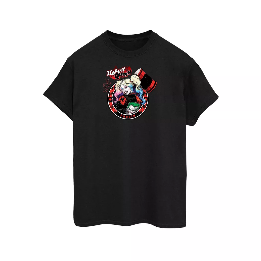 DC COMICS - TShirt, für Damen, Schwarz, Größe XL